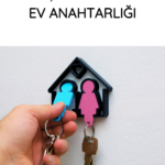 Çiftler için ev anahtarlığı