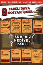 8’li Dedektif Oyunu Paketi 2.set