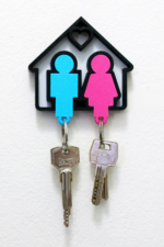 Çiftler için ev anahtarlığı - Görsel 2