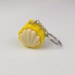 Hareketli ve sesli stres atıcı anahtarlık (Deniz Kabuğu)