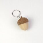 Hareketli ve sesli stres atıcı anahtarlık (Fındık)