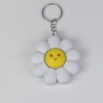 Hareketli ve sesli stres atıcı anahtarlık (Gülen Papatya)