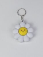 Hareketli ve sesli stres atıcı anahtarlık (Gülen Papatya)