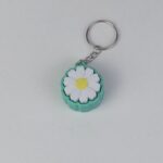 Hareketli ve sesli stres atıcı anahtarlık (Papatya)