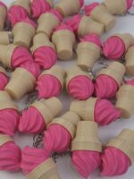 Hareketli ve sesli stres atıcı anahtarlık (Dondurma) - Görsel 2