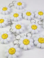 Hareketli ve sesli stres atıcı anahtarlık (Gülen Papatya) - Görsel 2