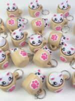 Hareketli ve sesli stres atıcı anahtarlık (Bardak Kedi) - Görsel 2