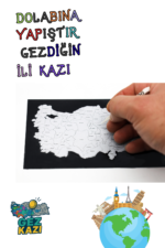 Magnet Türkiye Haritası - Kolay Kazınabilir Harita - Scratch Map - Tarvel and Scratch - Görsel 4